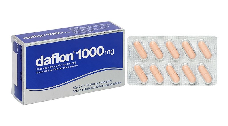 Daflon 1000mg hộp thuốc