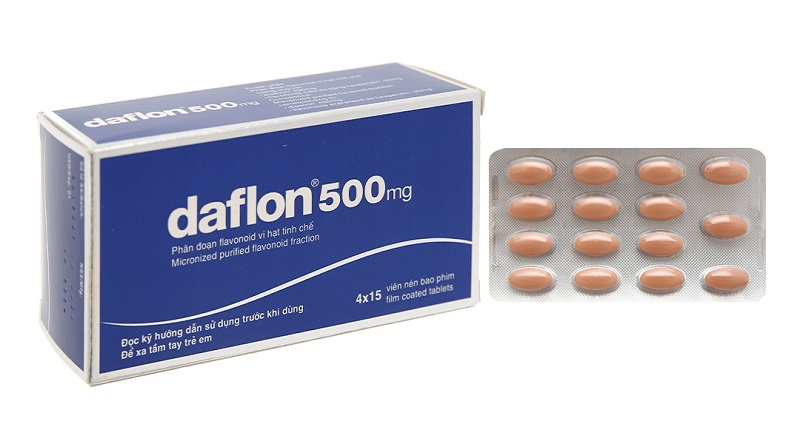 Daflon 500mg hộp thuốc