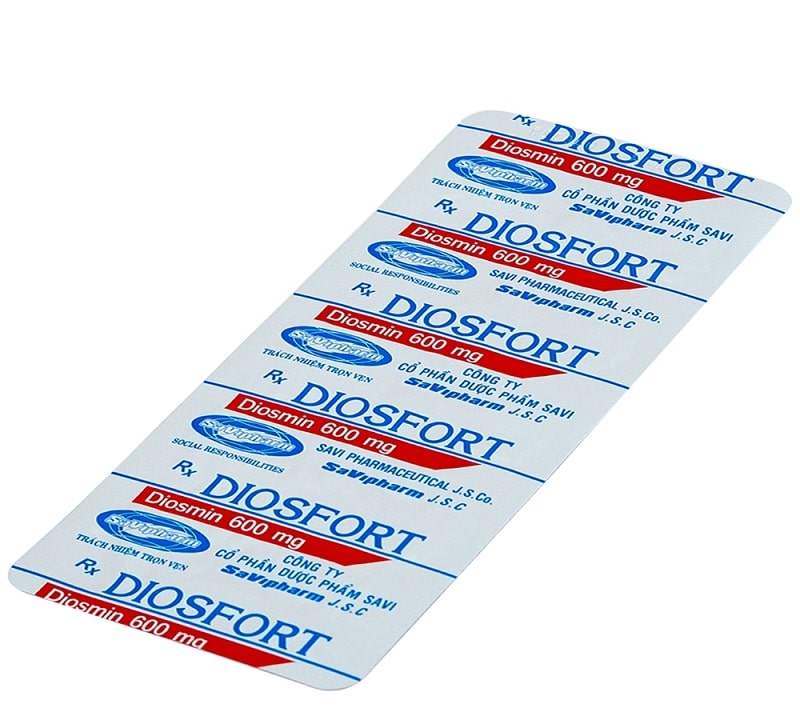 Diosfort 600mg vi thuốc