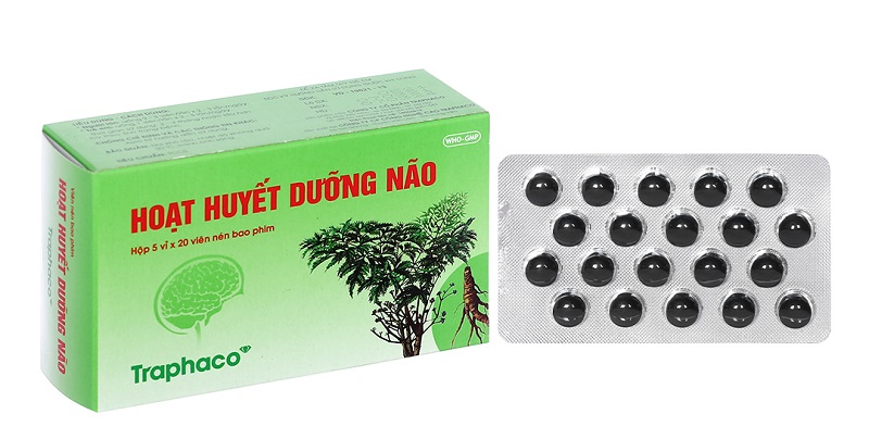 Hoạt Huyết Dưỡng Não hộp thuốc