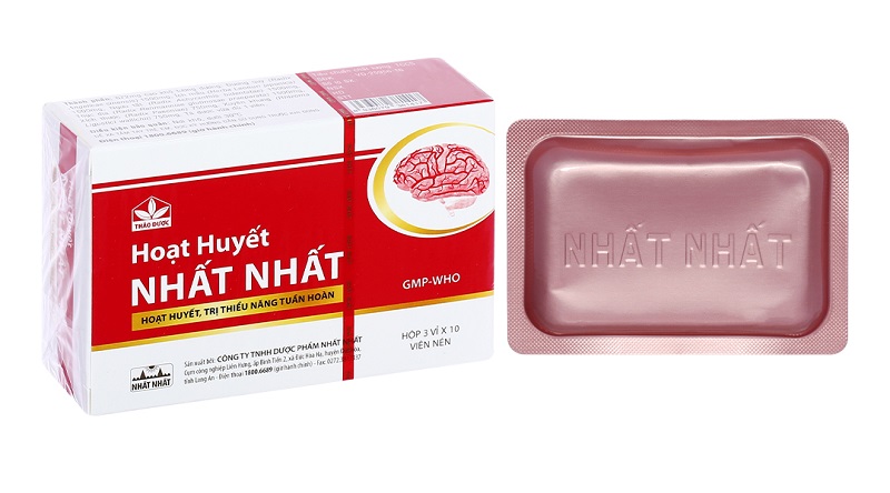 hoạt huyết nhất nhất hộp thuốc