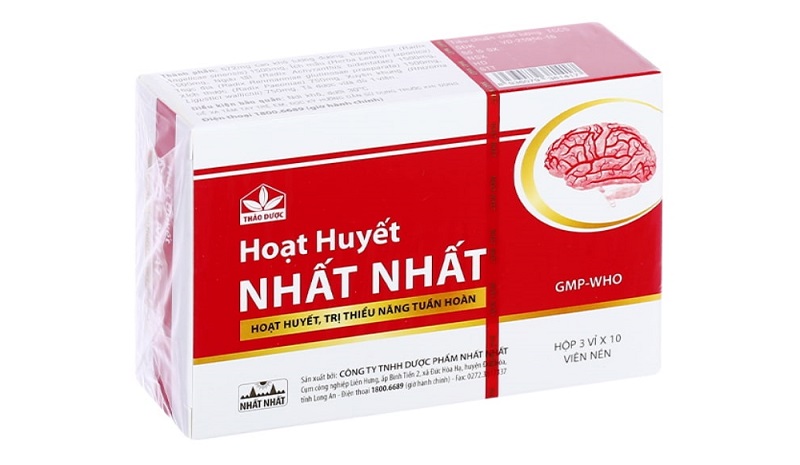 hoạt huyết nhất nhất hộp thuốc