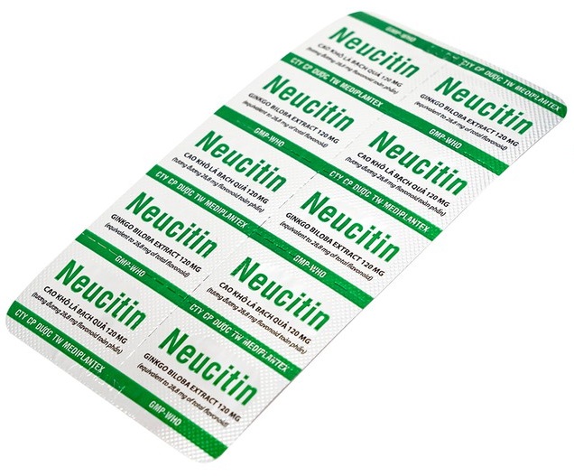 Neucitin 120mg vĩ thuốc