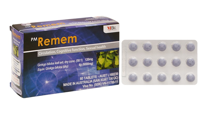 Remem 120mg hộp thuốc