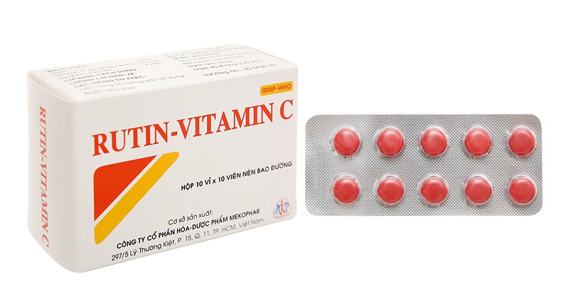 Rutin-Vitamin C hộp thuốc