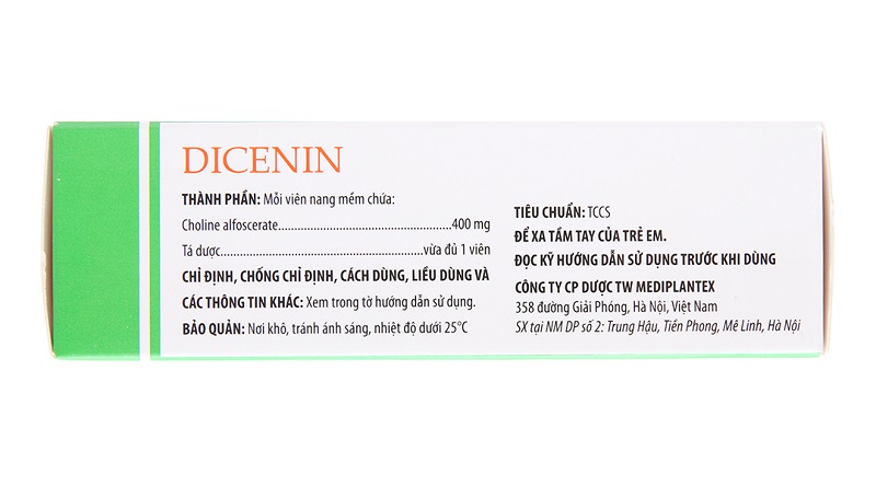 thuốc Dicenin 400mg